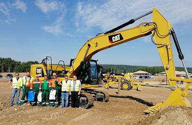 «Лучший машинист экскаватора Cat 320 поедет в Испанию».